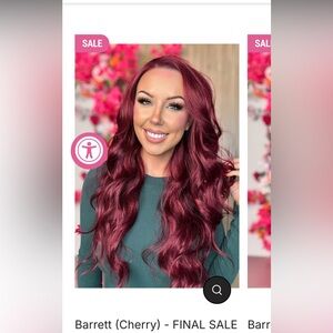 CSC Barrett Cherry Red Hair Crown